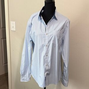 Men’s Paper Denim & Cloth Light Blue Casual Button-Down Shirt